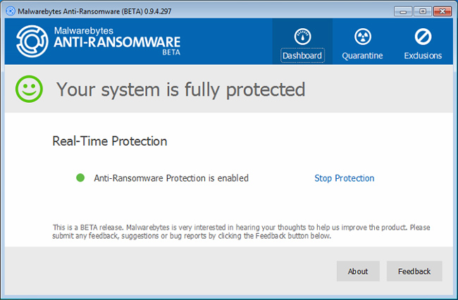 Malwarebytes Anti-Ransomware Beta Malwarebytes Anti-Ransomware Beta