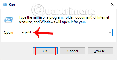 Mở hộp thoại Run