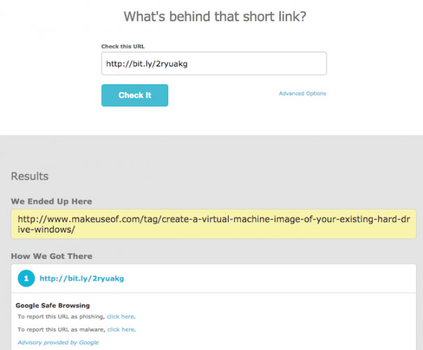 Dễ dàng biết gì đằng sau link rút gọn