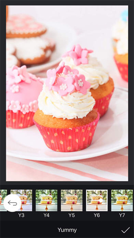 Lựa chọn các bộ lọc ảnh