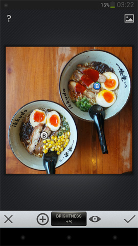 Chỉnh ánh sáng trên Snapseed