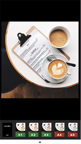 VSCOCam bộ lọc chụp đồ ăn 