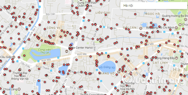 Địa điểm cung cấp WiFi miễn phí Địa điểm cung cấp WiFi miễn phí