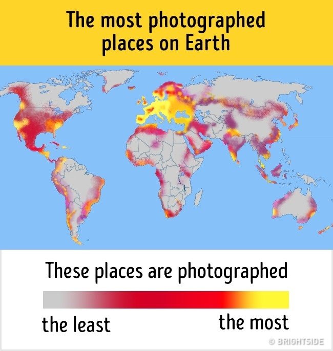 Những địa điểm được chụp ảnh nhiều nhất trên thế giới