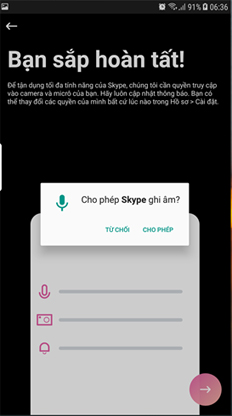 Skype Preview ghi âm trên thiết bị Skype Preview ghi âm trên thiết bị