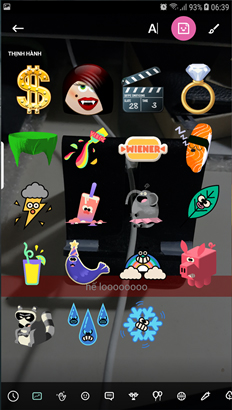 Chèn sticker cho hình ảnh