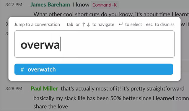 Dễ dàng tìm kiếm người chat