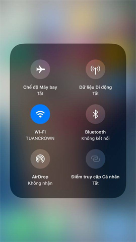 Các thiết lập trên iOS 11