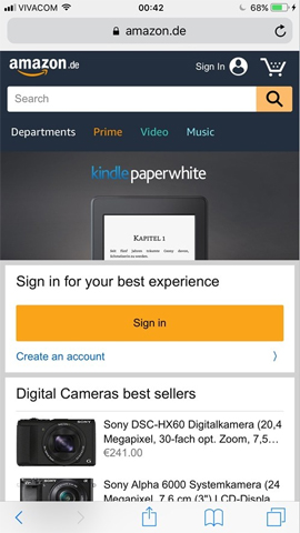 Giao diện Safari iOS 11