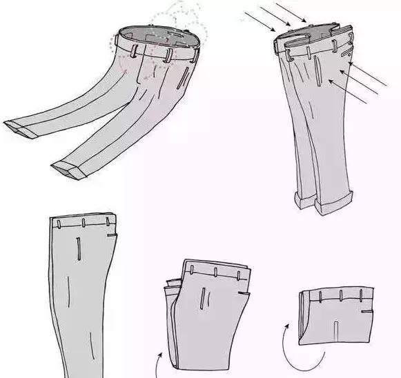 Gấp quần Gấp quần