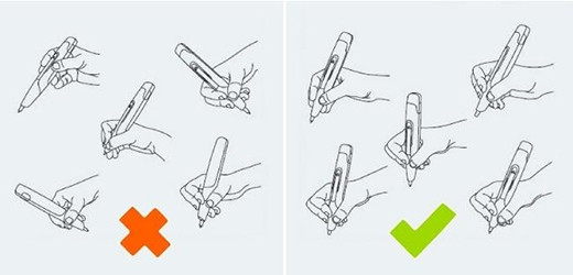 Cầm bút viết Cầm bút viết