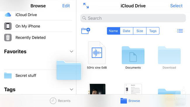 Khả năng kéo thả file trên iOS 11 Khả năng kéo thả file trên iOS 11
