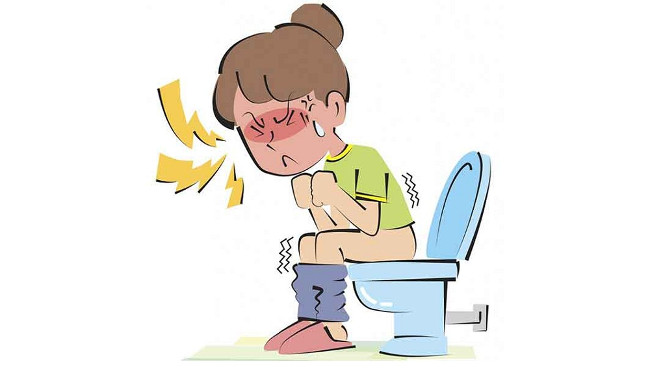 Dùng sức đi vệ sinh Dùng sức đi vệ sinh