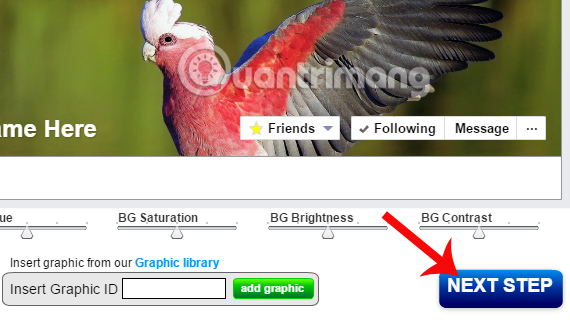 Nhấn chọn Next Step