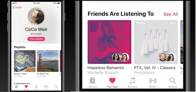 Chia sẻ danh sách nhạc trê Apple Music