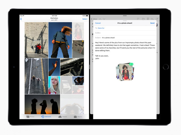Kéo và thả các file giữa các ứng dụng trên iPad