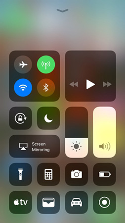 Giao diện Control Center