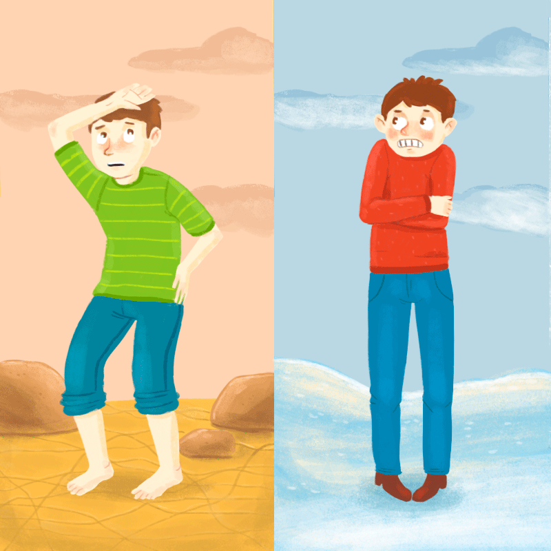 Nửa bán cầu nóng bức như sa mạc, nửa còn lại rét căm như ở Nam Cực