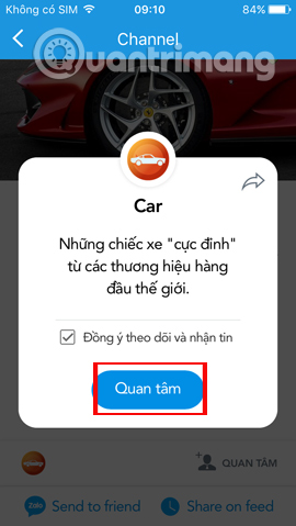 Theo dõi tin tức trên Channel