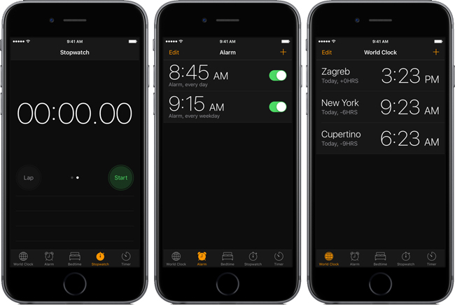 Giao diện Dark mode trên iOS 11