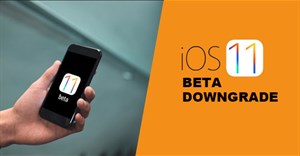 Cách hạ cấp iOS 11 beta xuống bản iOS 10