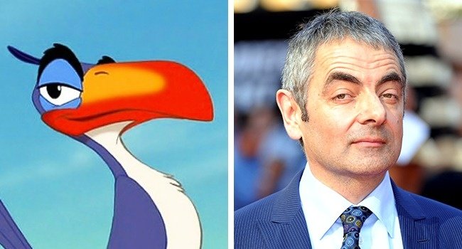 Zazu và Rowan Atkinson