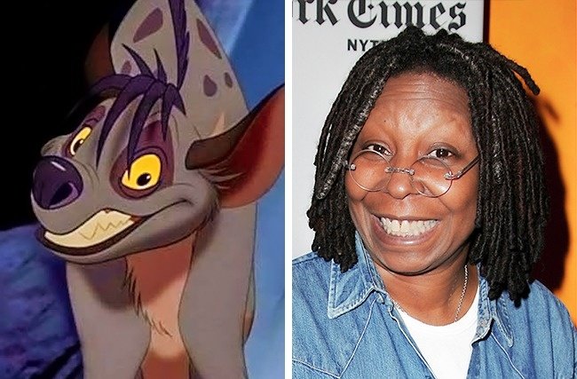 Shenzi và Whoopi Goldberg