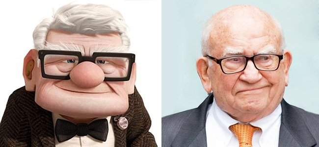 Carl Fredricksen và Ed Asner
