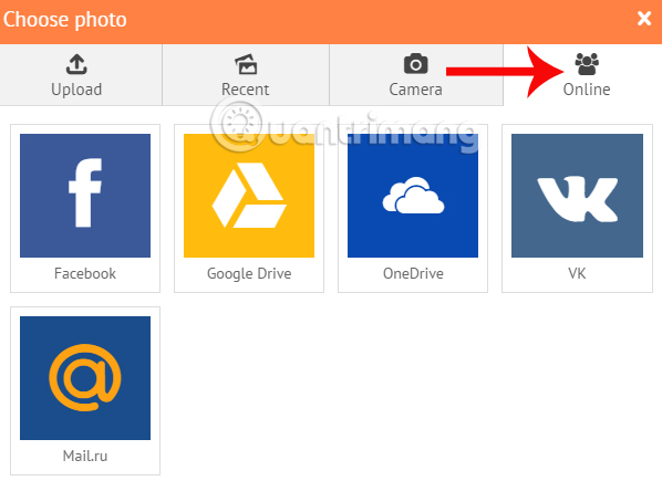Tải hình ảnh từ website lưu trữ khác