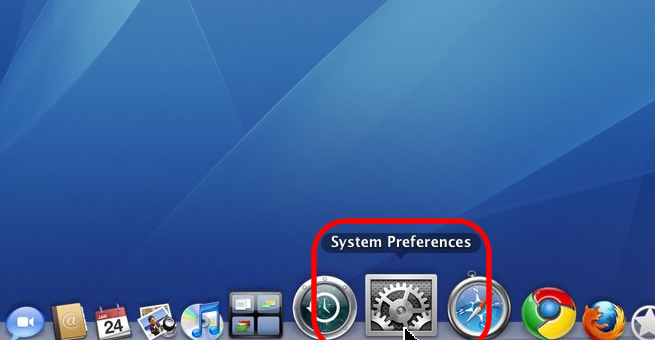 Mở System Preferences Mở System Preferences