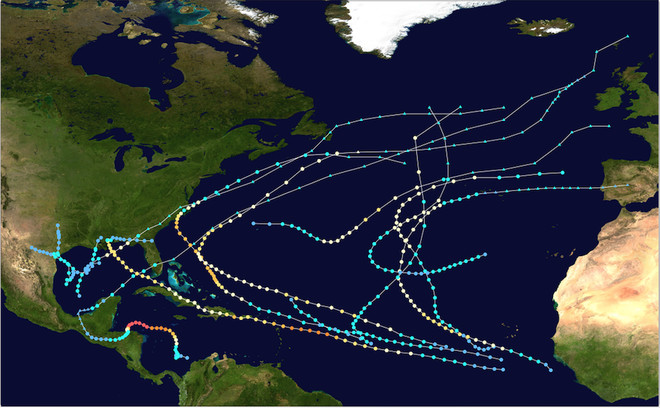 Các đợt xảy ra hiện tượng La Nina trong quá khứ Các đợt xảy ra hiện tượng La Nina trong quá khứ