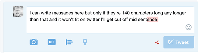 Giao diện đăng tin trên Twitter Giao diện đăng tin trên Twitter