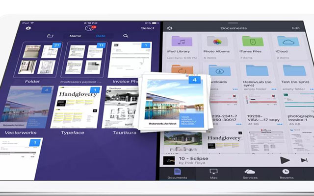 Khả năng kéo thả giữa các ứng dụng rất tiện lợi và tiết kiệm thời gian