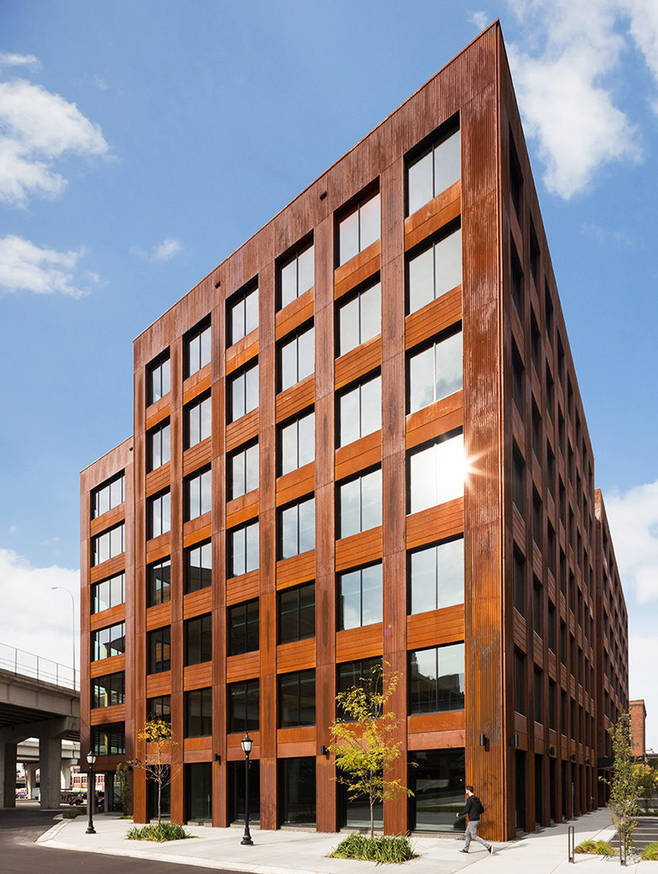 Tòa nhà 7 tầng bằng gỗ T3