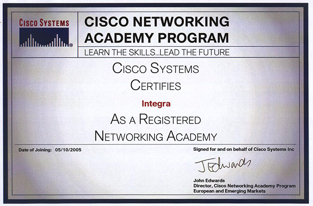 Học và nhận bằng chứng nhận từ Cisco Học và nhận bằng chứng nhận từ Cisco