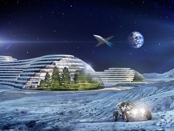Con người có thể bay vào không gian, ghé thăm người thân ở trên mặt trăng và sao Hỏa