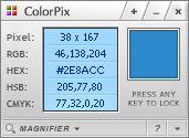 ColorPix lấy mã màu 