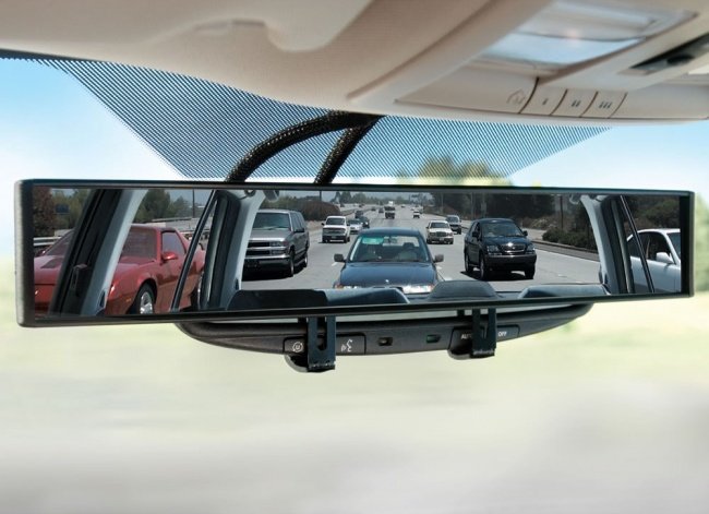 Gương chiếu hậu xóa mọi điểm mù - Blind-spot-free rearview mirror