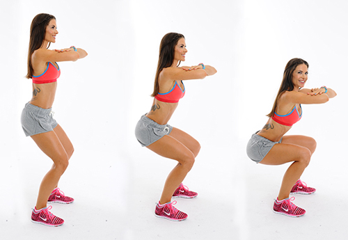 Tư thế khi ngồi xí xổm có nét tương tự như động tác tập squat