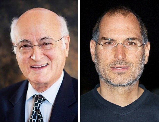 Steve Jobs và cha ruột của ông, Abdulfattah (John) Jandali
