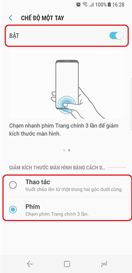 Thay đổi kích thước màn hình