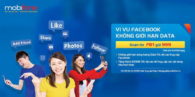Lướt Facebook không giới hạn với Facebook Data