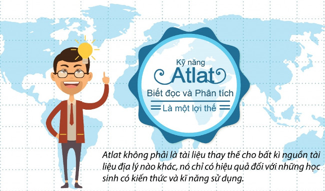 Biết đọc và phân tích Atlat là một lợi thế Biết đọc và phân tích Atlat là một lợi thế