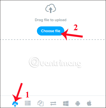 Tải file từ trên máy tính