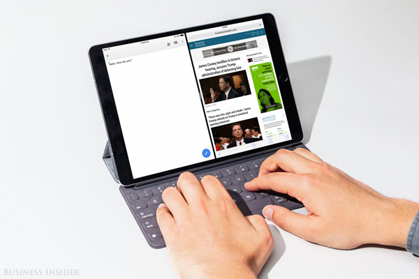 iPad Pro với bàn phím ngoài