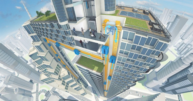 Thang máy không dùng dây cáp