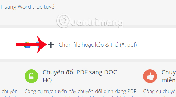 Tải file PDF lên PDF Candy
