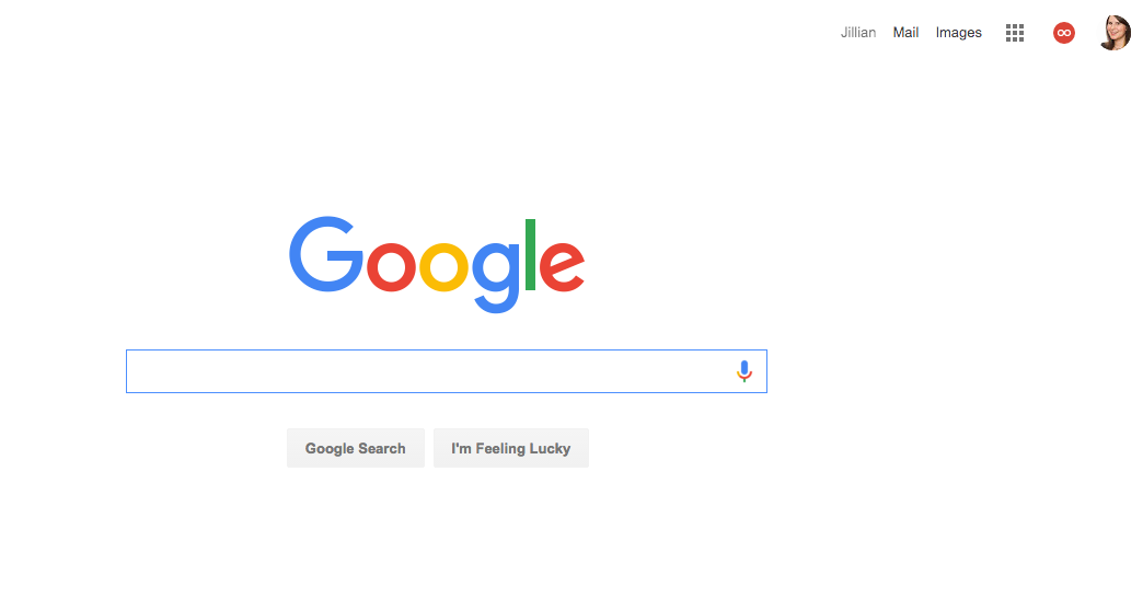 Giao diện Google bây giờ