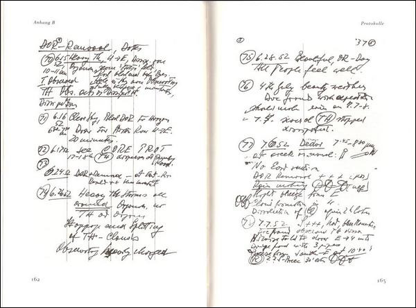 Bản ghi chép của Reich về sự hoạt động của chiếc máy