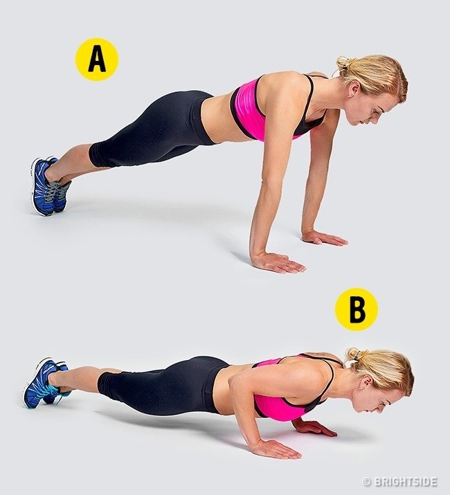 Động tác chống đẩy (Push up)
